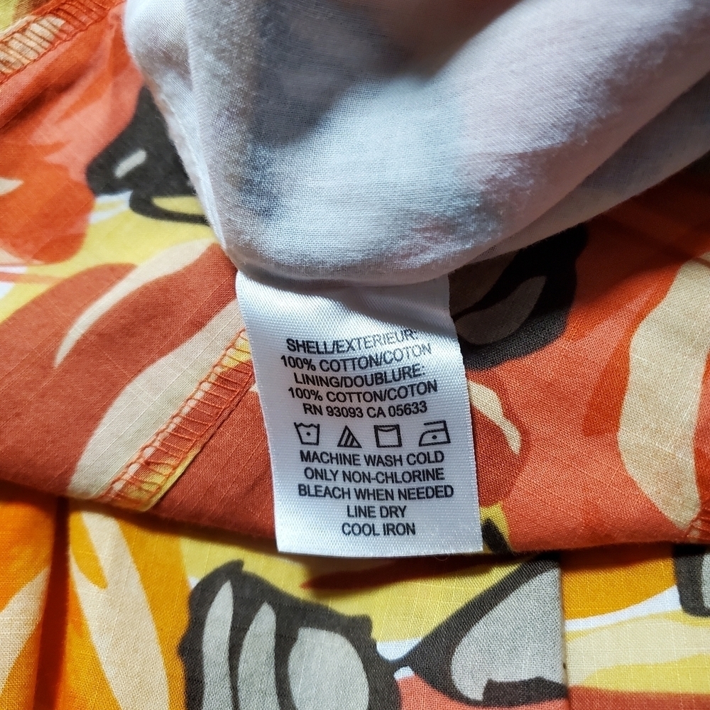 NIC+ZOE Orange And Red Floral Cotton Skirt - Picture 8 of 11